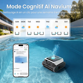 Aiper Scuba N3 Robot nettoyeur de piscine doté d’une IA cognitive
