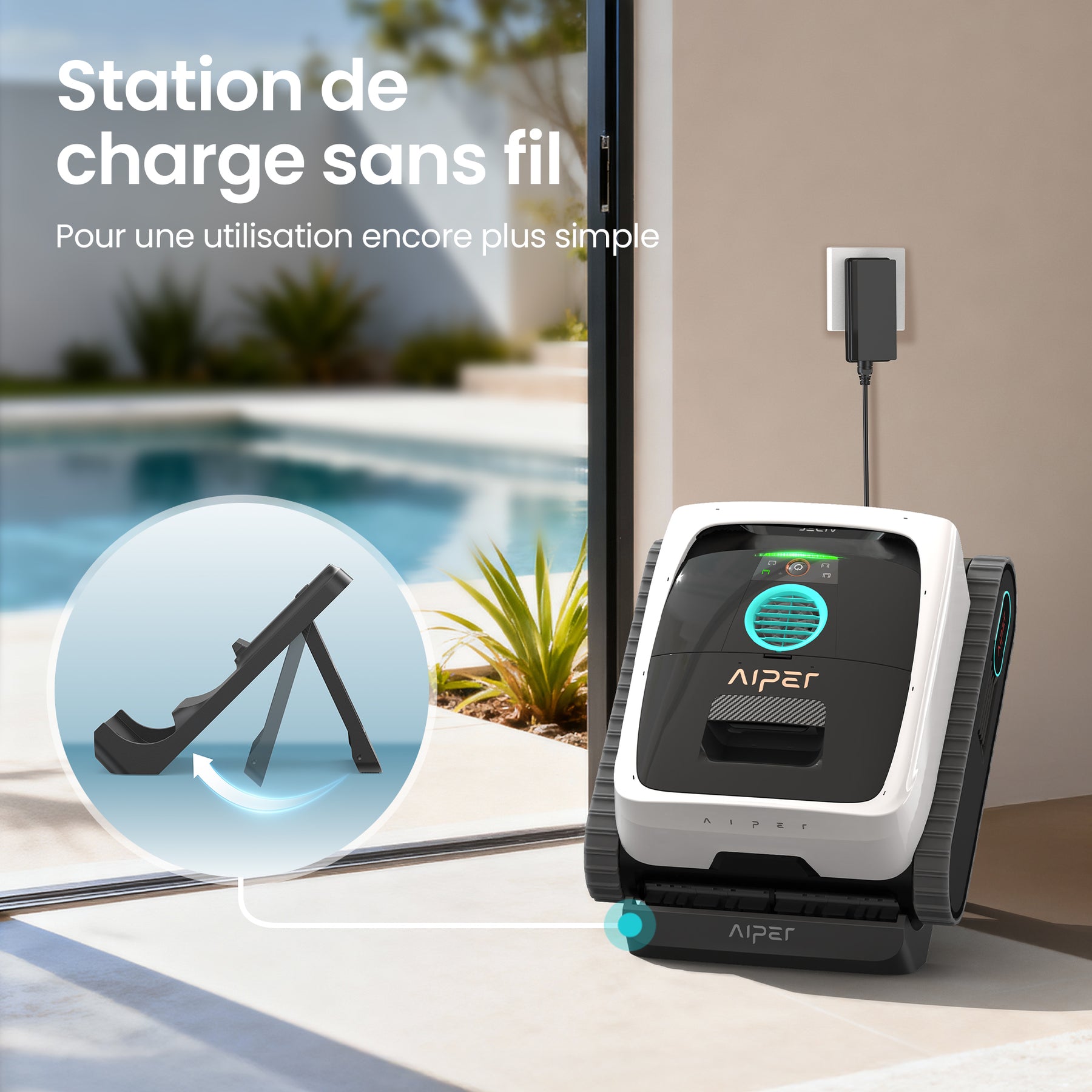 Aiper Scuba N3 Robot nettoyeur de piscine doté d’une IA cognitive