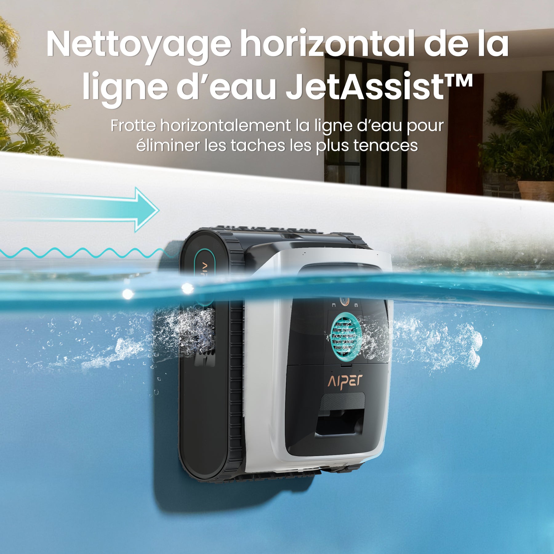 Aiper Scuba N3 Robot nettoyeur de piscine doté d’une IA cognitive