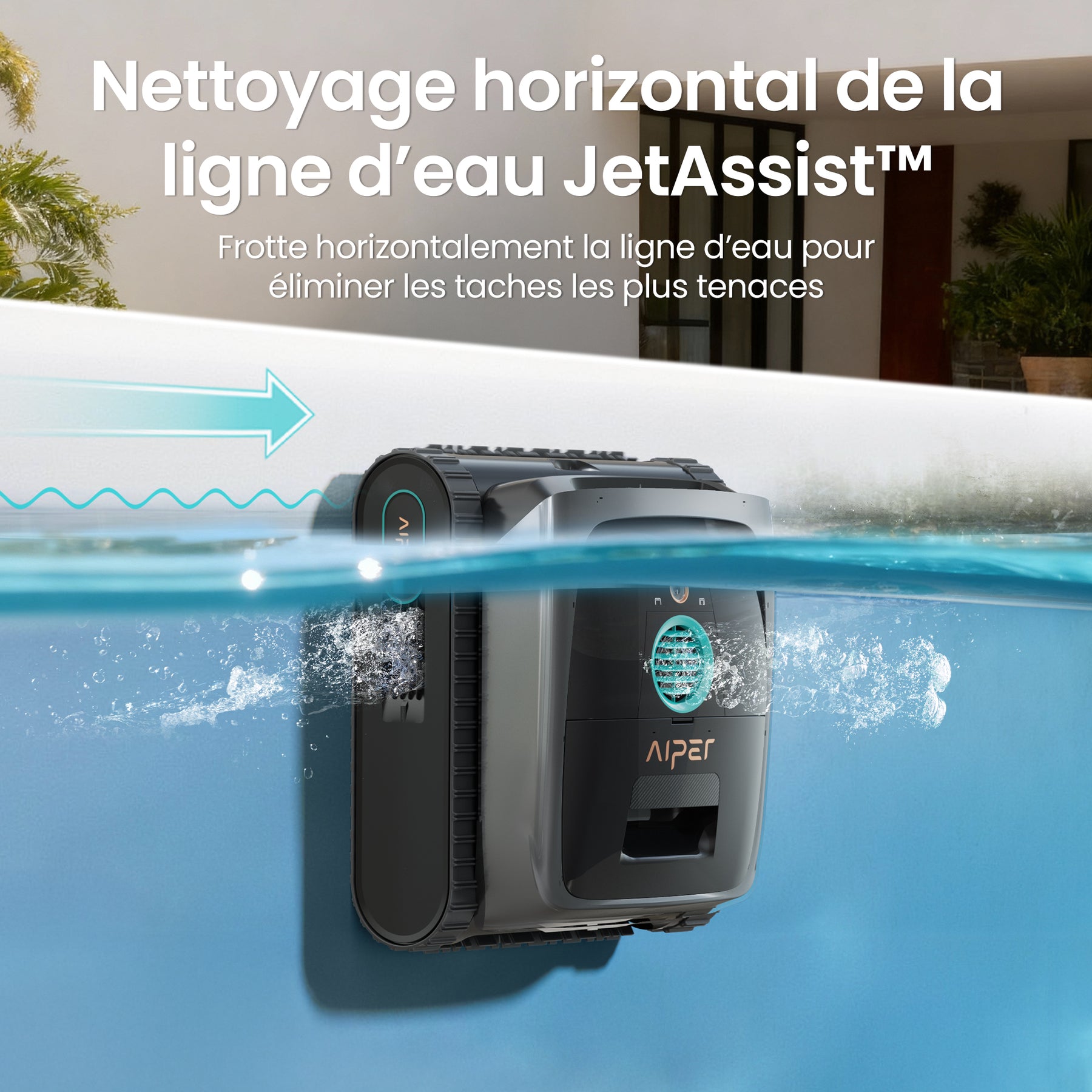 Aiper Scuba V3 Robot nettoyeur de piscine doté d’une IA cognitive