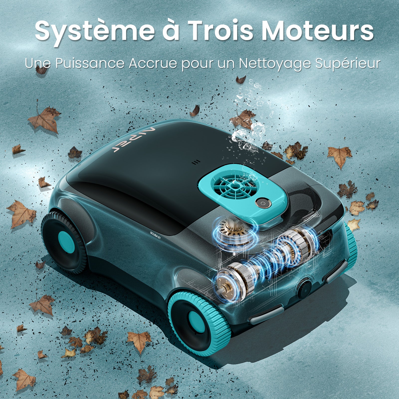 Aiper Scuba E1 Robot Nettoyeur de Piscine