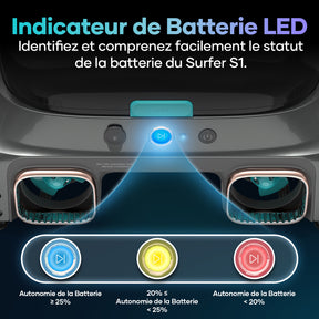 Aiper Surfer S1 Robot Solaire Skimmer de Piscine